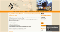 Desktop Screenshot of foyer-tolbiac.com