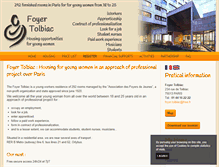 Tablet Screenshot of foyer-tolbiac.com